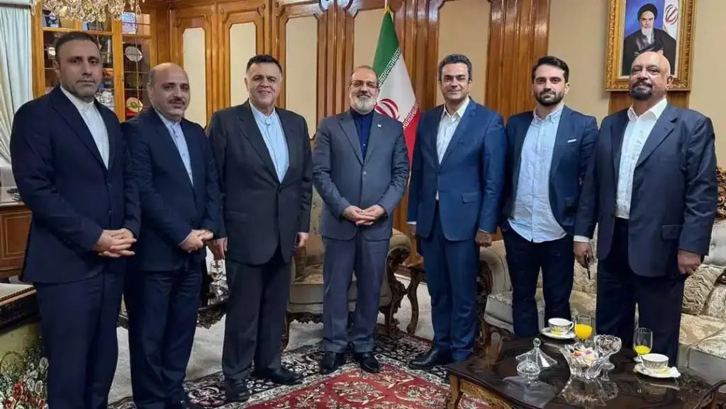 دیدار مدیرعامل مهاب قدس با سفیر ایران در عمان